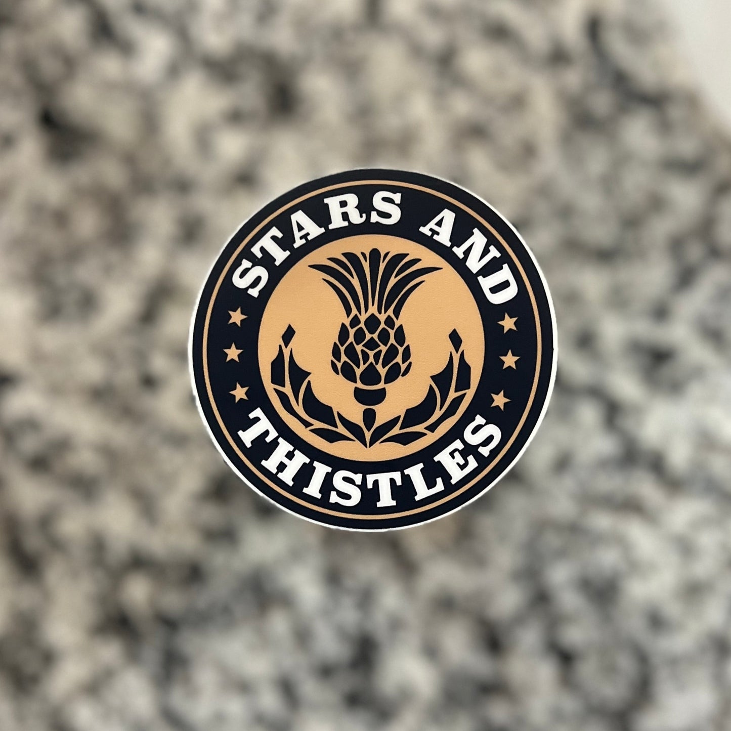 Stars & Thistles Sticker