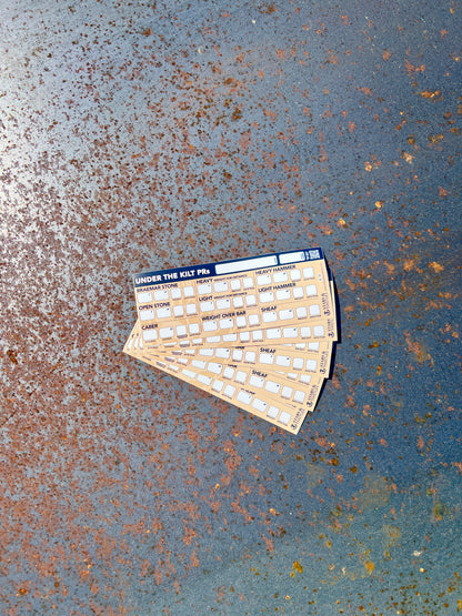 Under the Kilt PR Sticker- 5 ct.