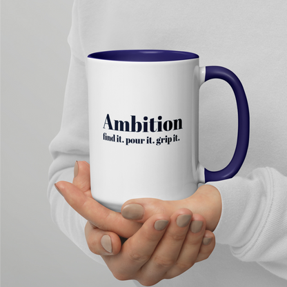 15 oz. Blue & White Mug